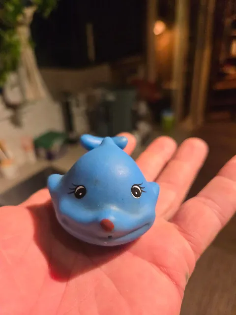 My Kid threw his bath toy at me, black stuff came out
