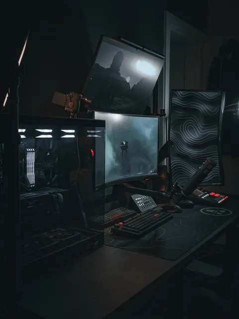 Moving my PC to the left really opened up my desk space