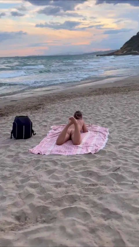 Lying still as the sun begins to rise