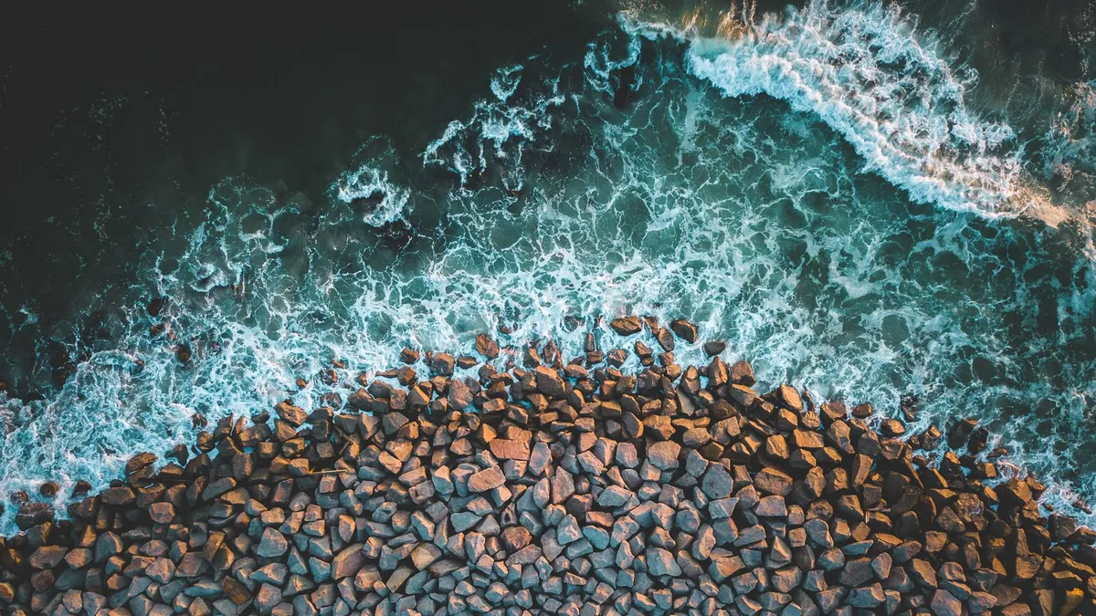 ITAP of a rocky coastline
