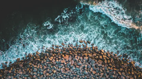 ITAP of a rocky coastline
