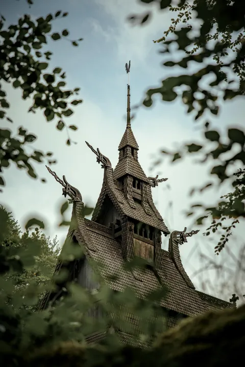 ITAP of a church in Norway