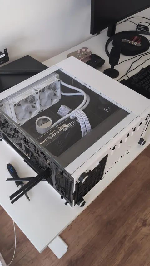 I put in a wifi card in my Gf's PC without shattering the tempered glass