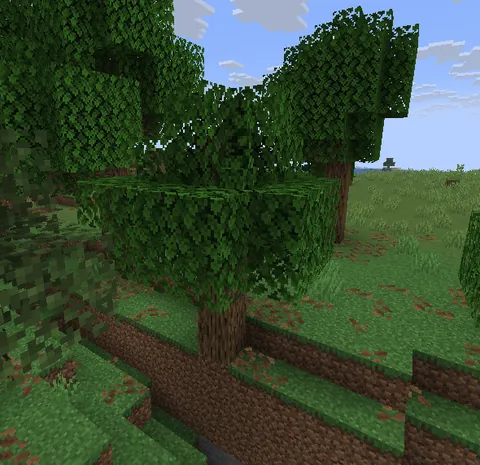 redesigned the creepers texture based on the current oak texture.
