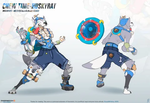 Had to fix the diabolical diaper Junkrat skin concept