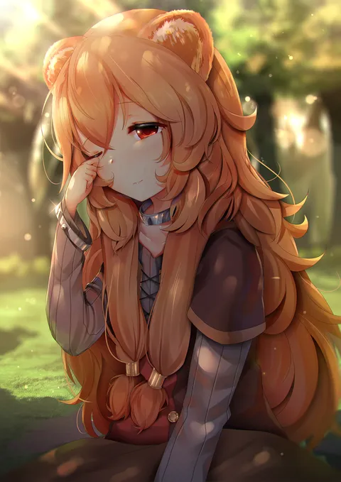 [OC] Sleepy (loli) Raphtalia from "Tate no Yuusha no Nariagari"!