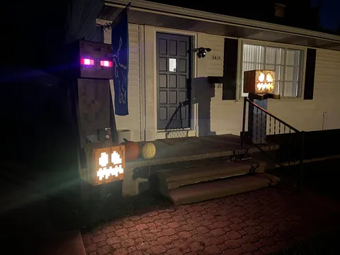 Tried to decorate for Halloween. Accidentally summoned mobs.