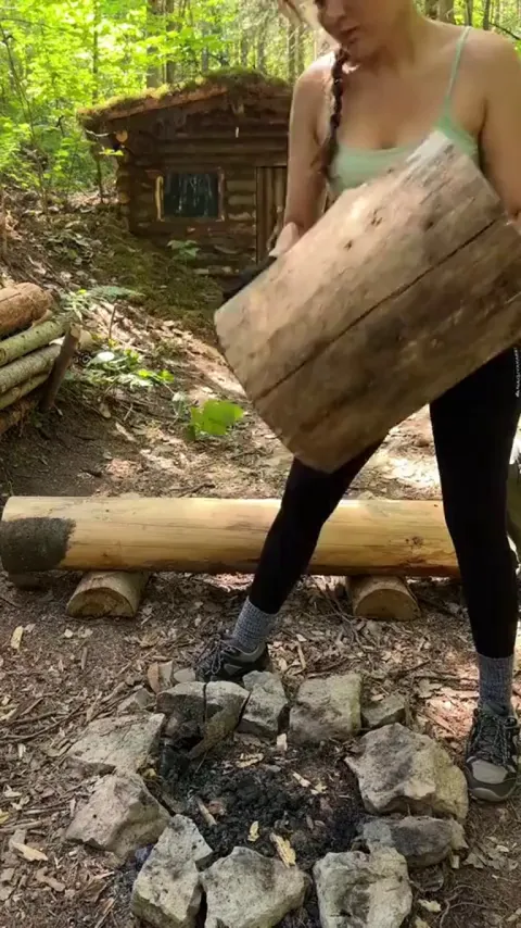 Making a Finnish candle