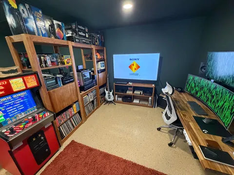 Garage renovation complete, mancave acquired!