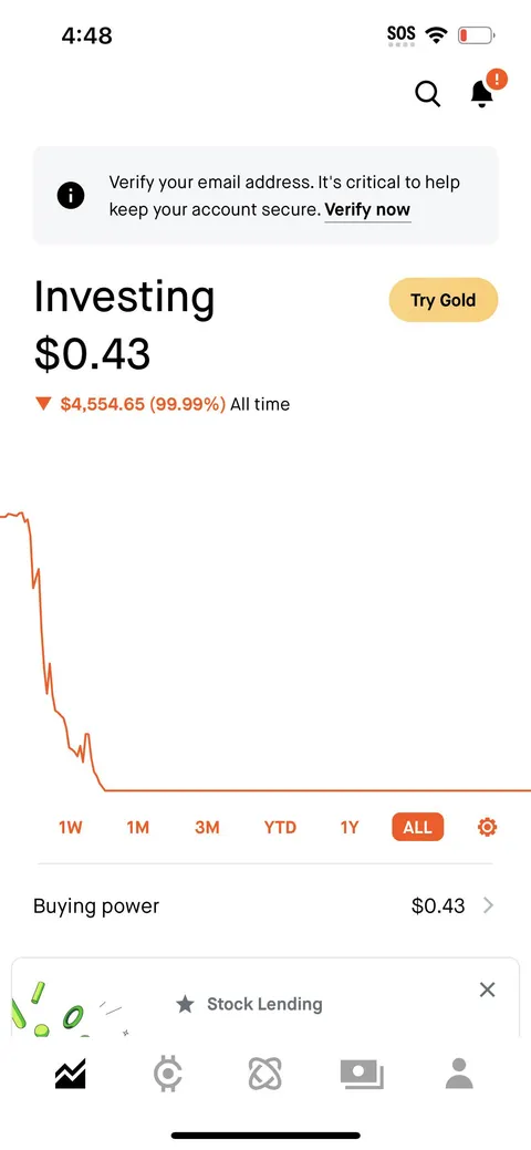 I’m so sad, I don’t even have this amount to lose in the first place. I just wanted to 10x my initial investment. Done with this 