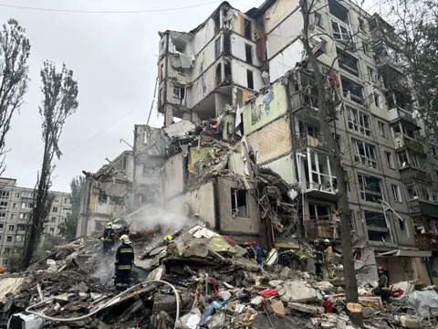 Six killed in seven-hour Russian drone and missile assault on Kyiv – Authorities in Kyiv said at least one child was among those killed in Thursday’s barrage. Nine others were among more than 50 wounded after a direct missile strike on a high-rise apartment building