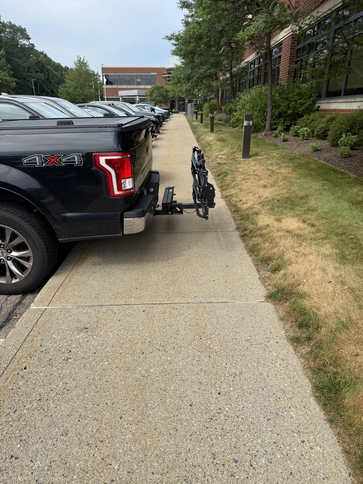 Walking into work today