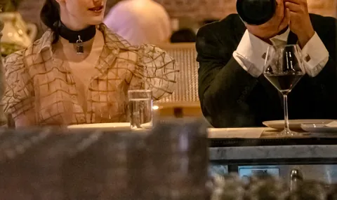 [M][f] The hour before debauchery... So... civilized.