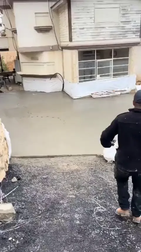 When you just finished the job ...