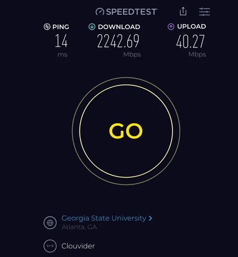 Finally able to get great internet.  Upgraded from 50 Mbps.