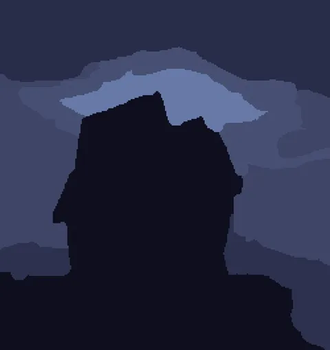 Process gif of my halloween themed illustration