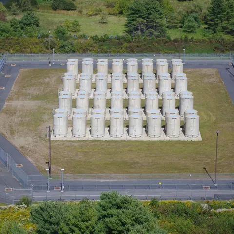 20 years worth of spent nuclear fuel at former Maine Yankee nuclear plant.