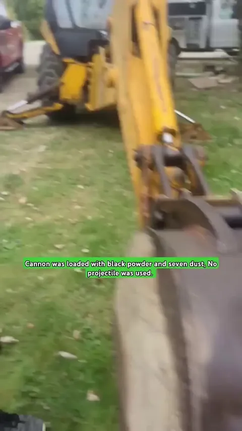 The Most American Thing Ever: Blasting a Hornet’s Nest with a Backhoe-Mounted Black Powder Cannon!