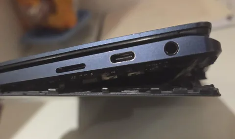 My laptop popped open and died as I was taking an online exam