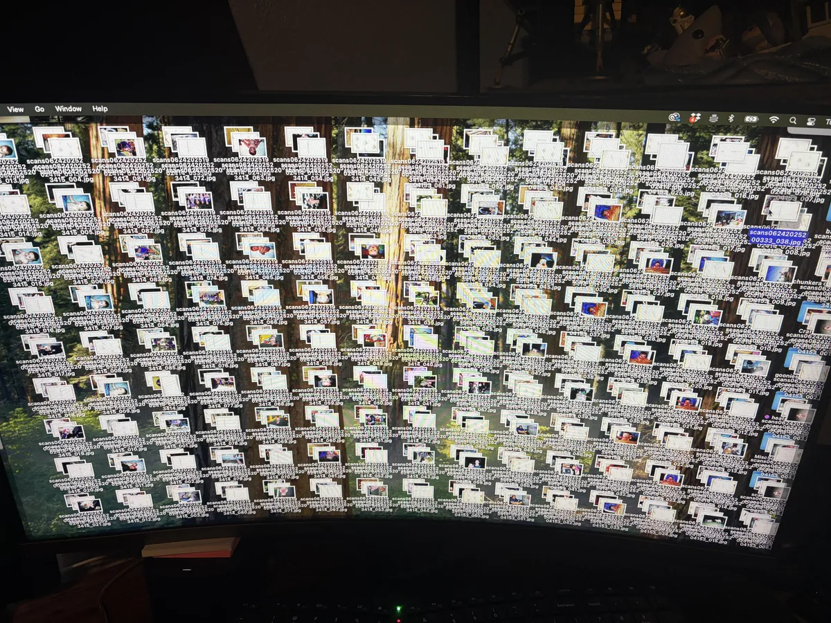My wife’s desktop