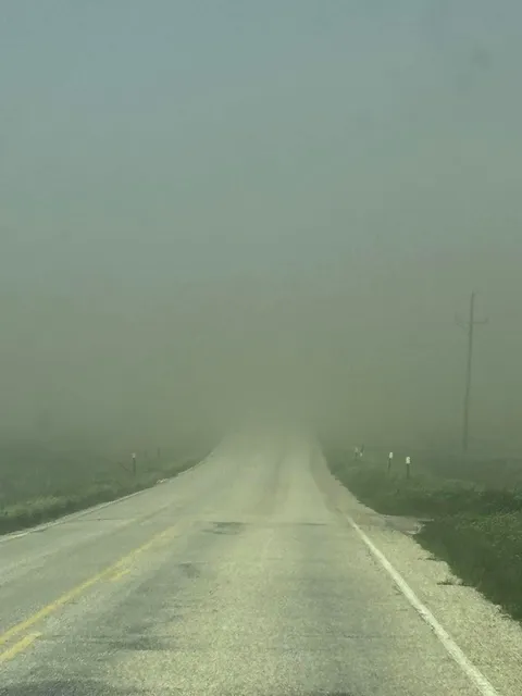 South Dakota looking like the Dust Bowl after farmers spend years taking out shelter belts