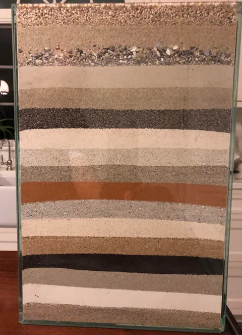 One cup of sand from every beach and desert I visited over the past 3 years.