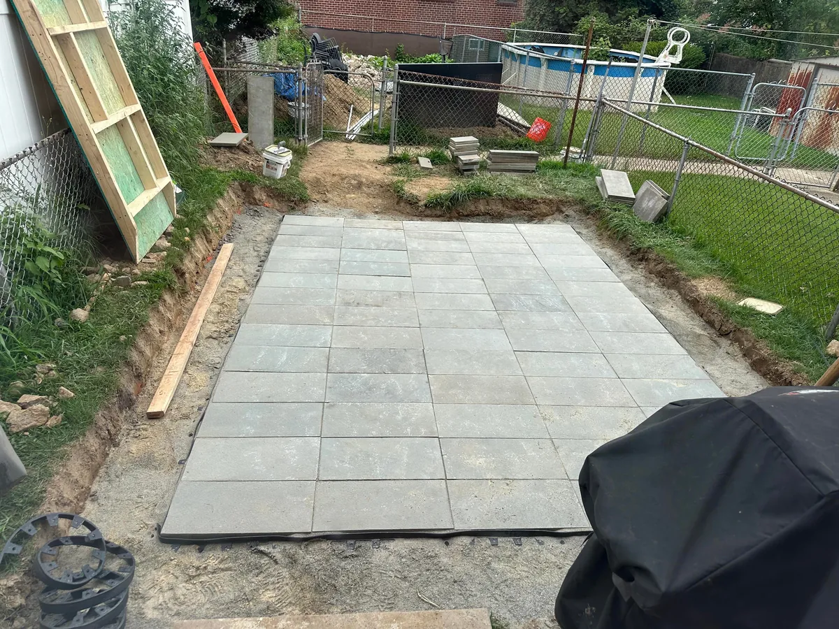 I built a patio