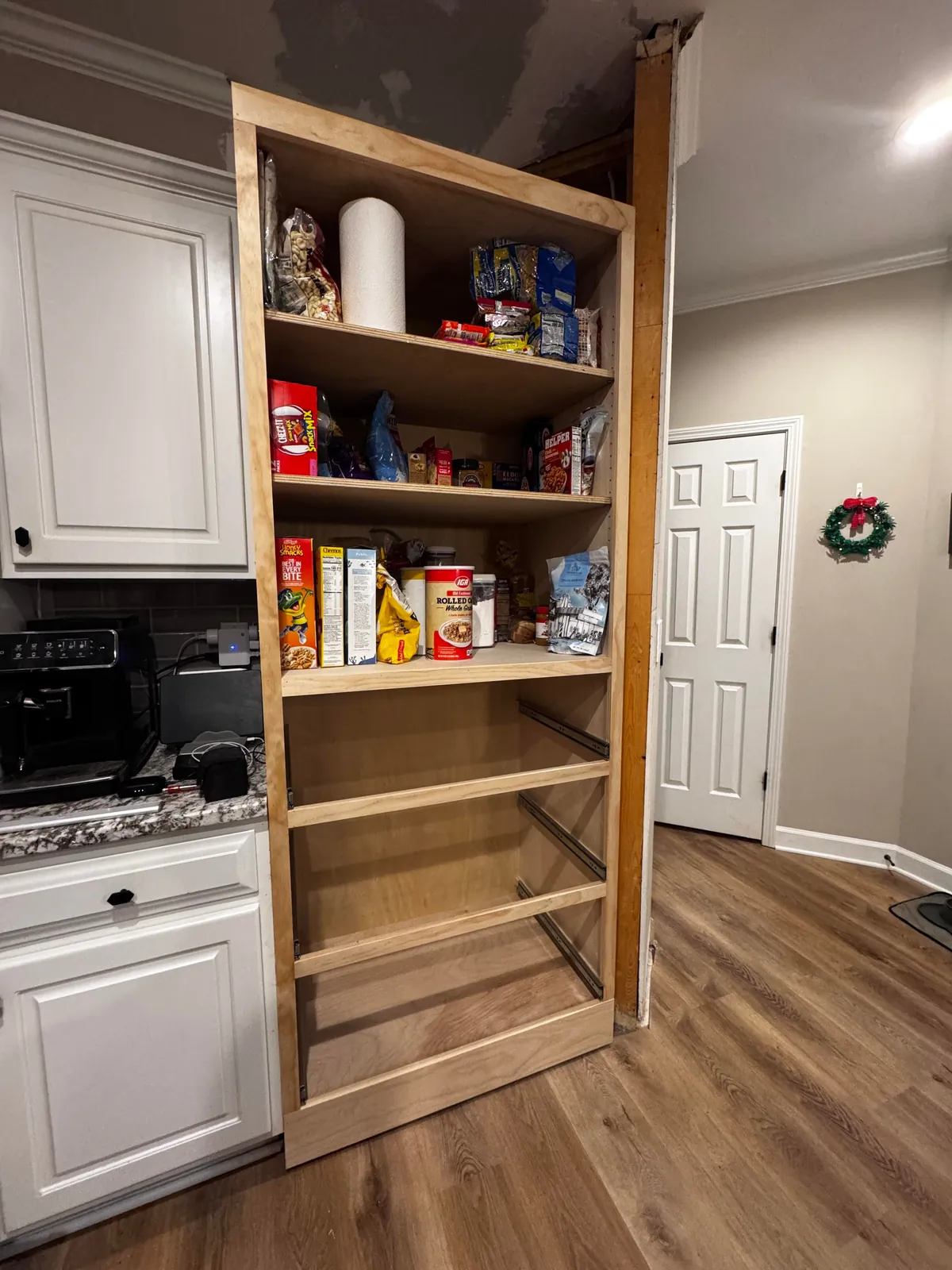 Second big home project! Gutted our old pantry closet