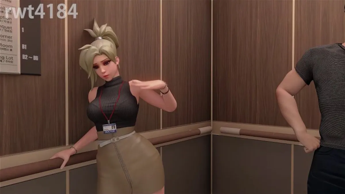 Stuck in an elevator