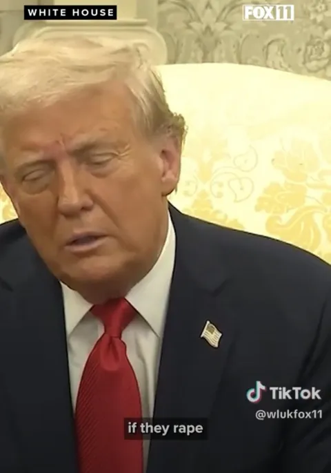 Trump says rapist should be sent to El Salvador prison.