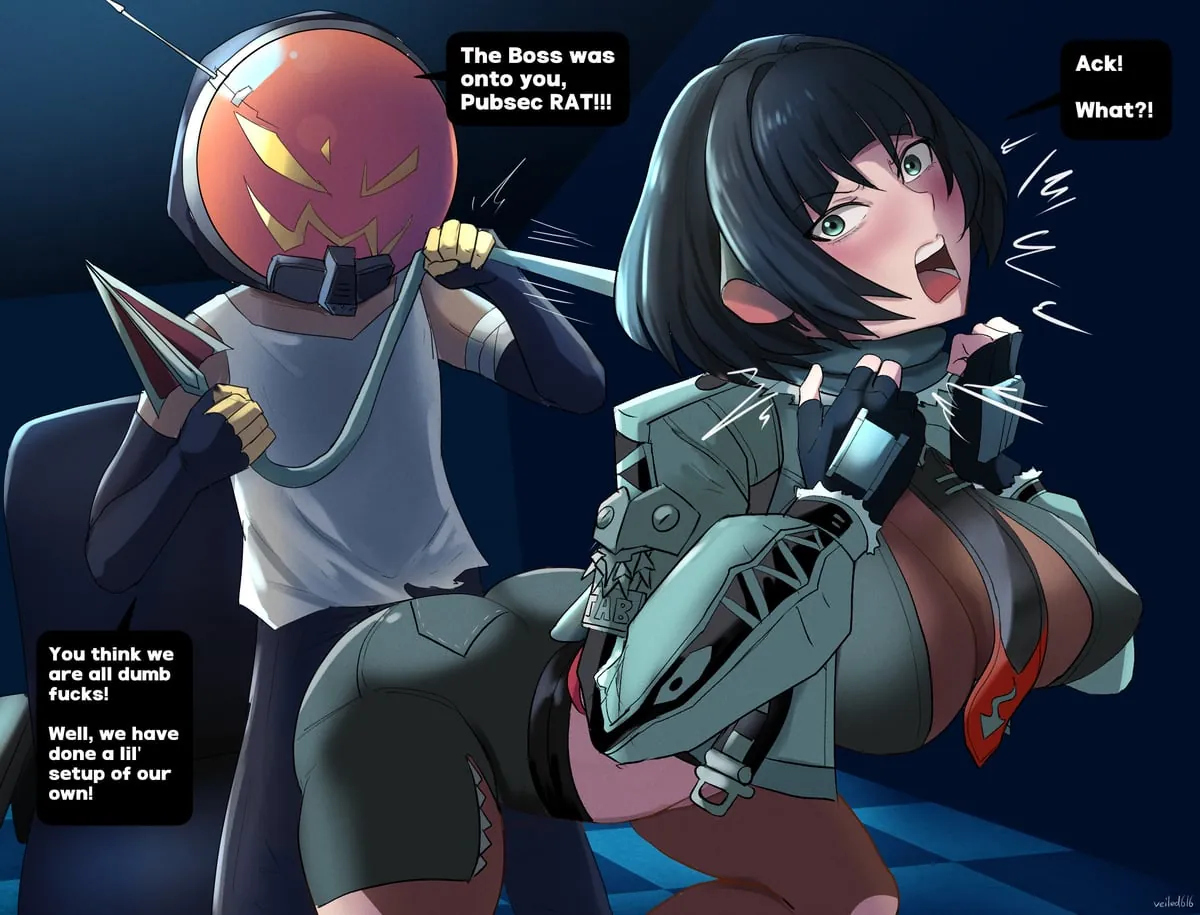 Hooked up to collars that blow their head off