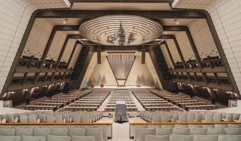 Kyoto International Conference Center, Kyoto, Japan; architect Sachio Otani (built 1966)