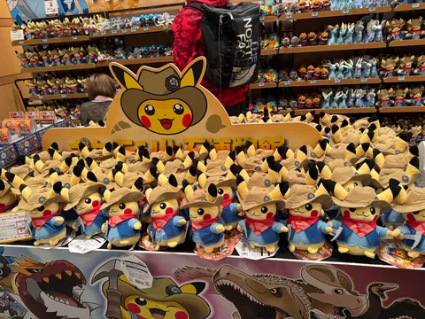 Took my son to the Pokemon Fossil Exhibit. Here are some pictures.