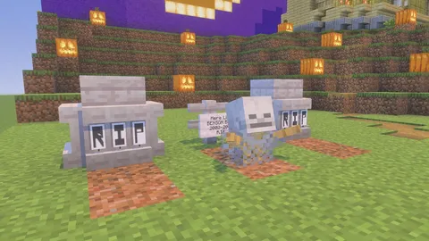 Headstone design I made with the new Shelf in the preview.