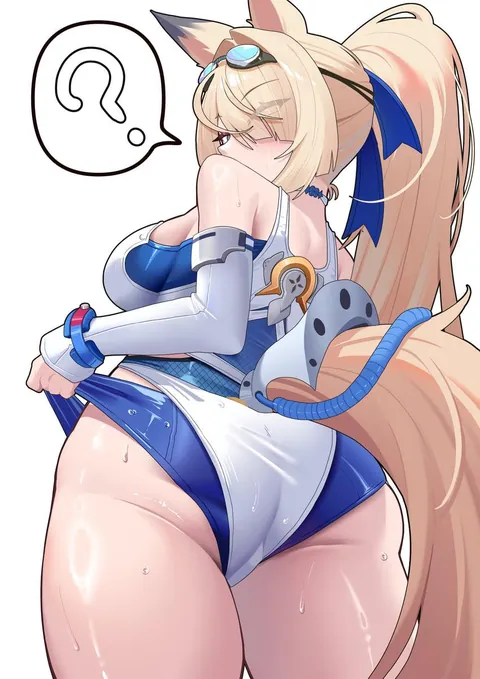 Teasing the panties [zenless zone zero] (teamhi)