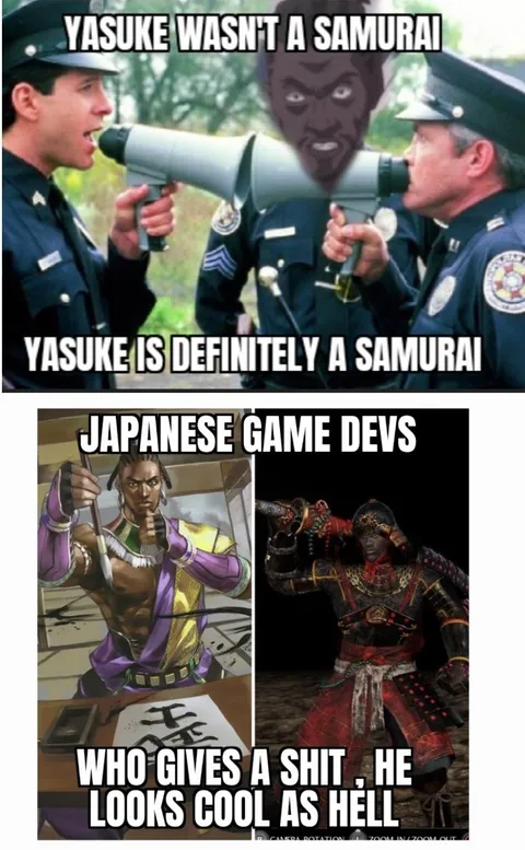 If the Japanese video game industry calls him a samurai then Im calling him a samurai 🤷‍♂️