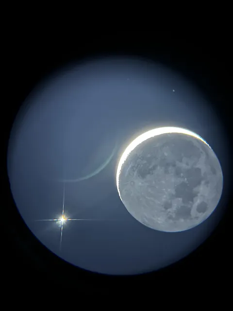 Venus and the Moon.