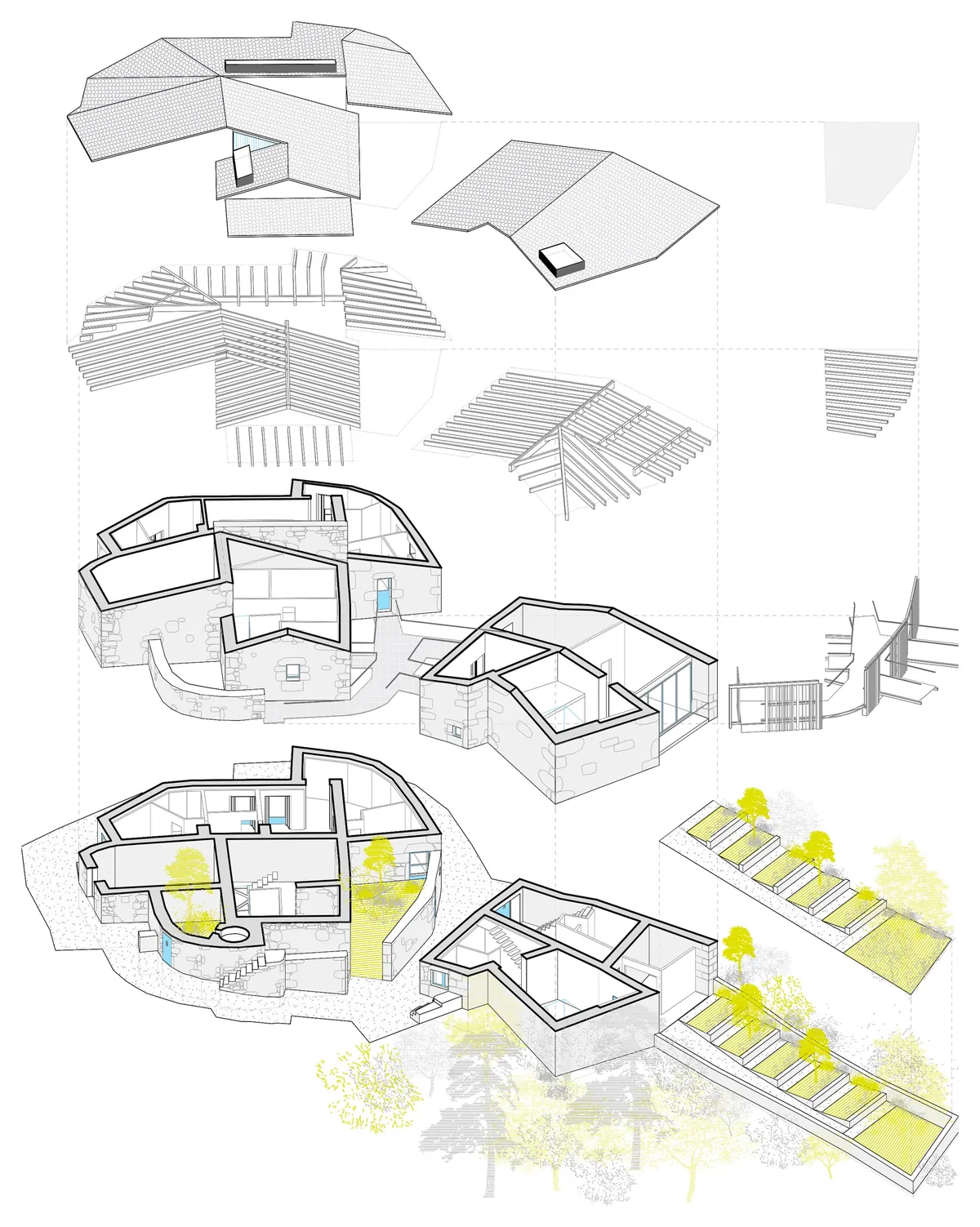 Refurbishment of five houses in ruins into social housing in Parada de Sil, Galicia, Spain - PLP Atelier (2024)