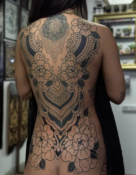 Back piece by myself (@laurensmithtattoos) in Wokingham, UK