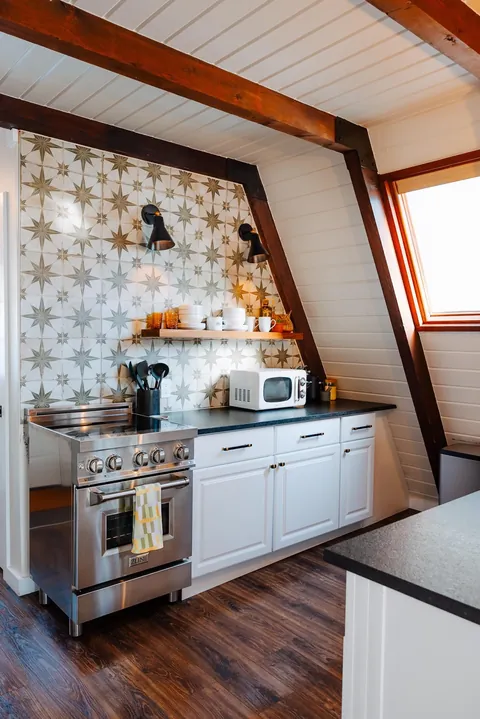 Cozy Aframe Kitchen