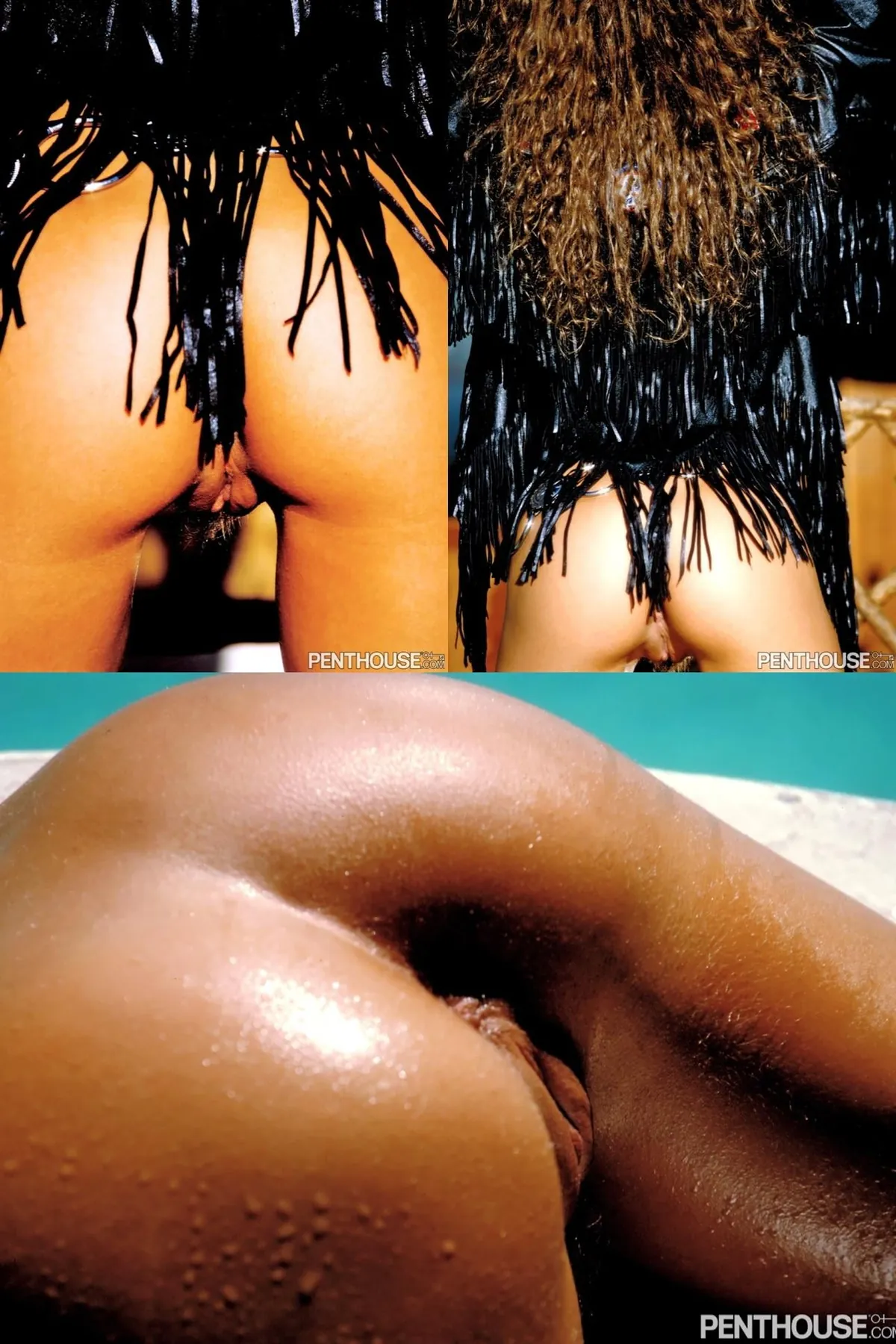 Penthouse Pet of the Month October 1990 Kelly Jackson aka pornstar Racquel Darrian