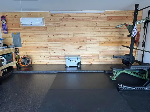 Garage Gym Before and After