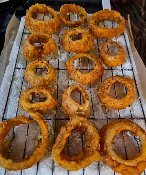 [Homemade] Stuffed Onion Rings