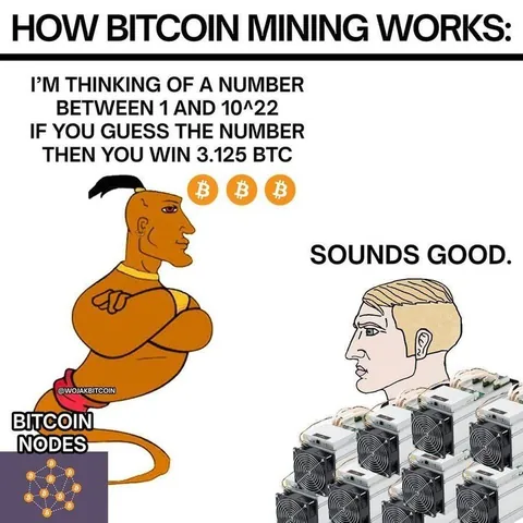 Mining Bitcoin is gambling with extra steps