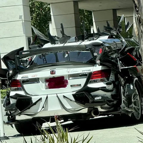 This car rejected by valet parking at a Pasadena hotel