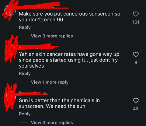 Why tf is everyone anti-sunscreen now???