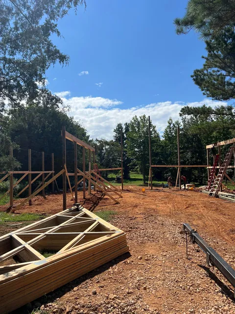 Started my garage… 40x40x14 with a 14x40 lean to.