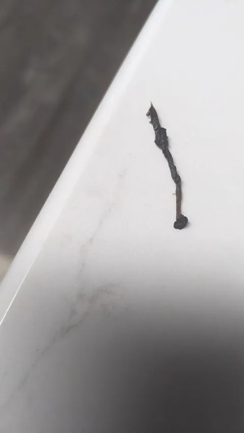 Came out of my metal straw into my mouth this morning