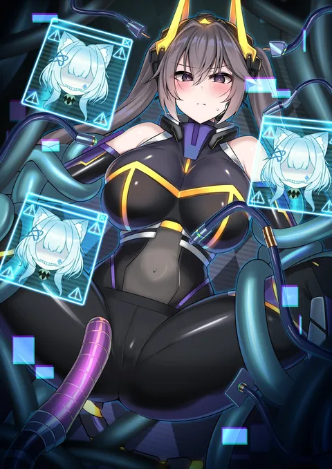 Chessy Cat does a little hacking [ktn_kuta] (Yu-Gi-Oh!)