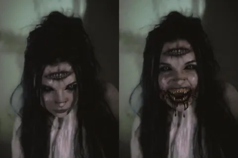 The Devourer, self-portait